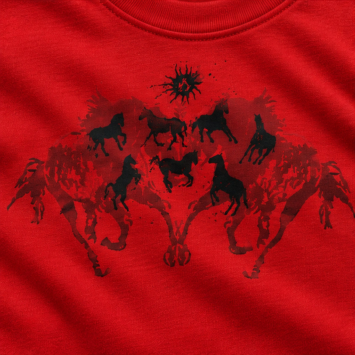 HERD FITTED LONG SLEEVE — RED