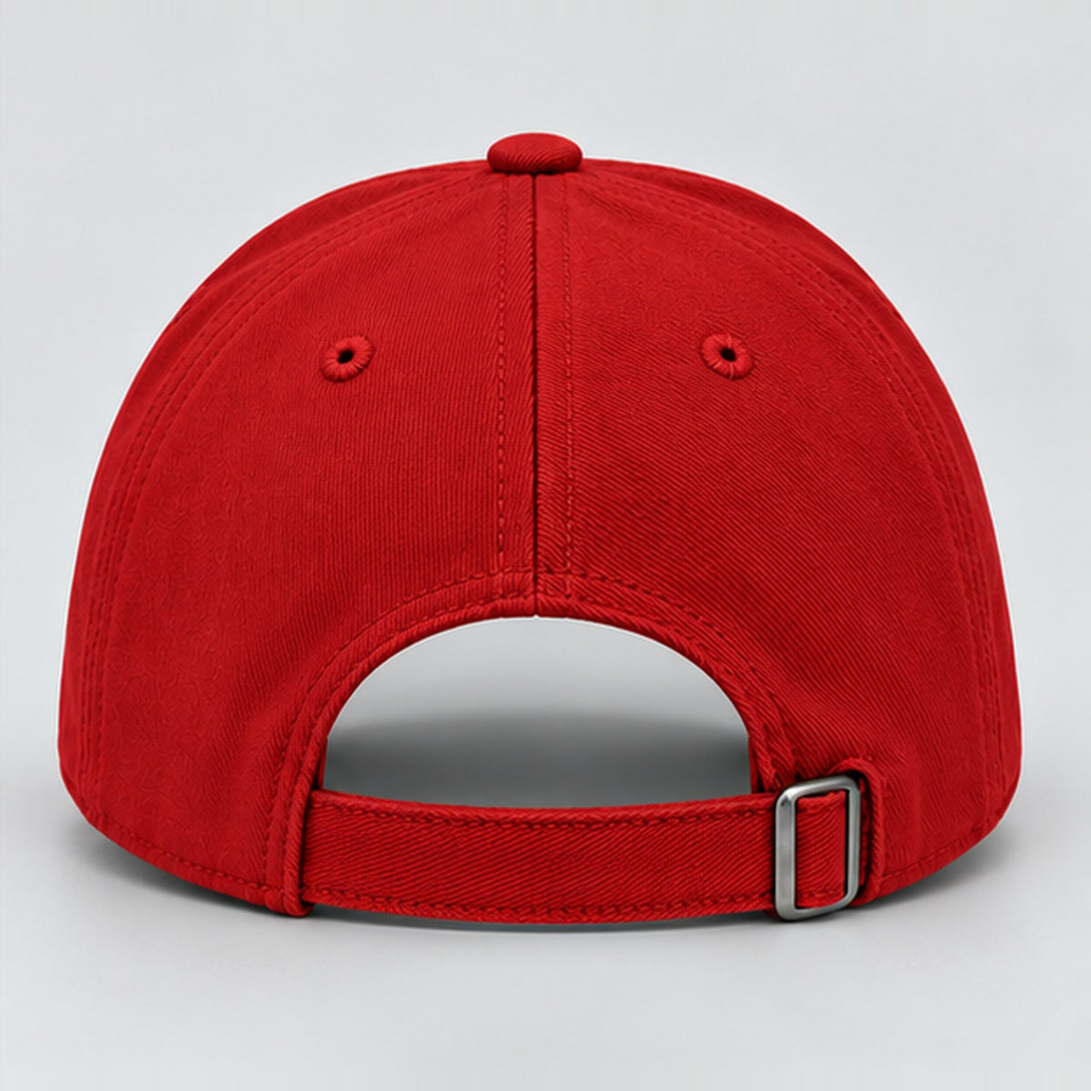 RMNS MONOGRAM 6-PANEL CAP — RED
