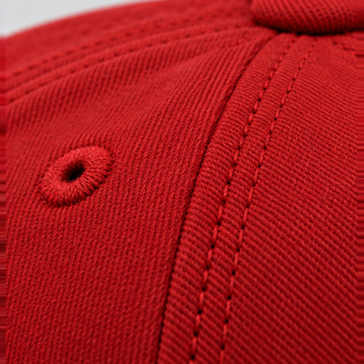 RMNS MONOGRAM 6-PANEL CAP — RED