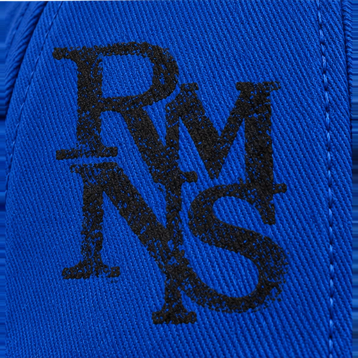 RMNS MONOGRAM 6-PANEL CAP — BLUE