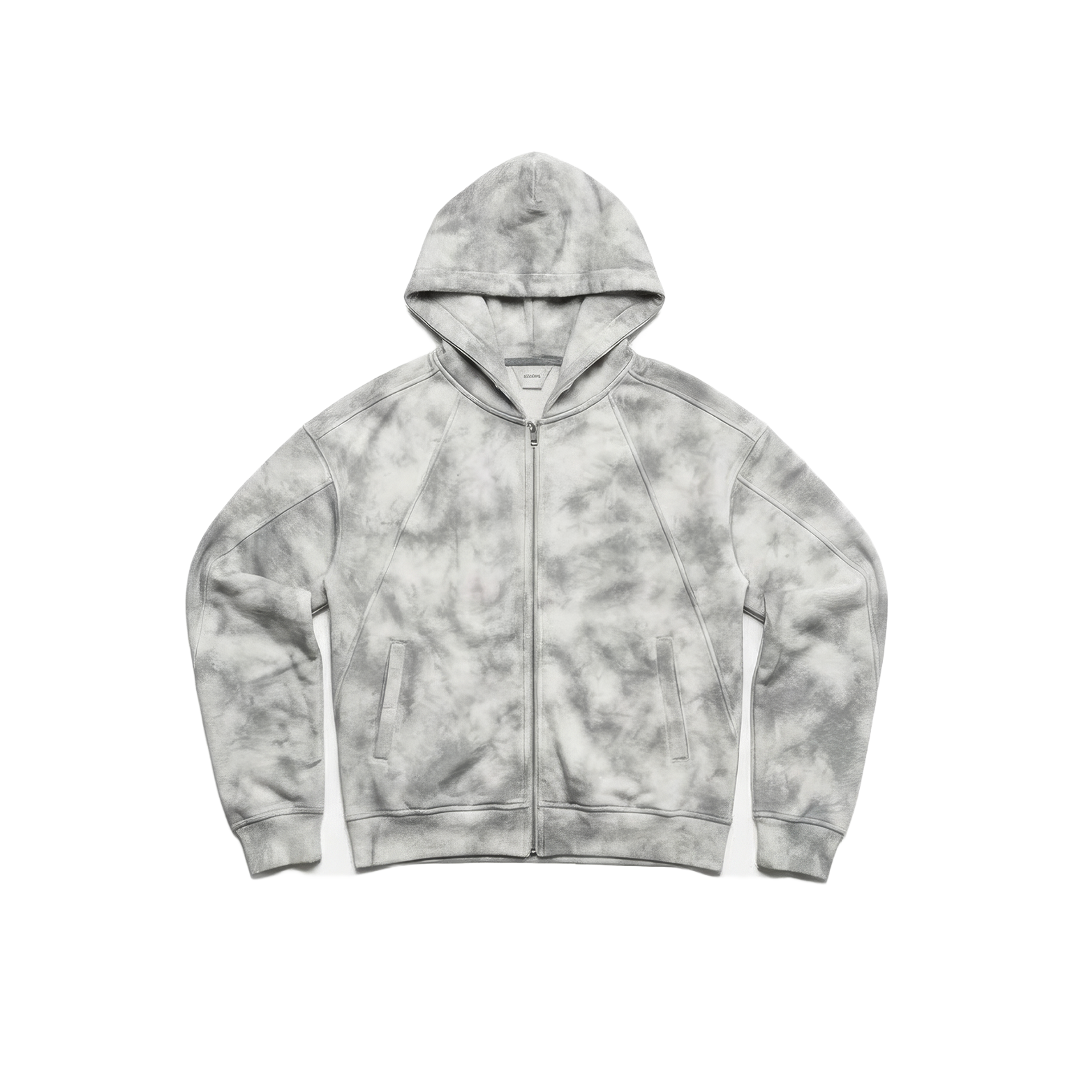 R-OH / WHITE WASHED ZIP UP