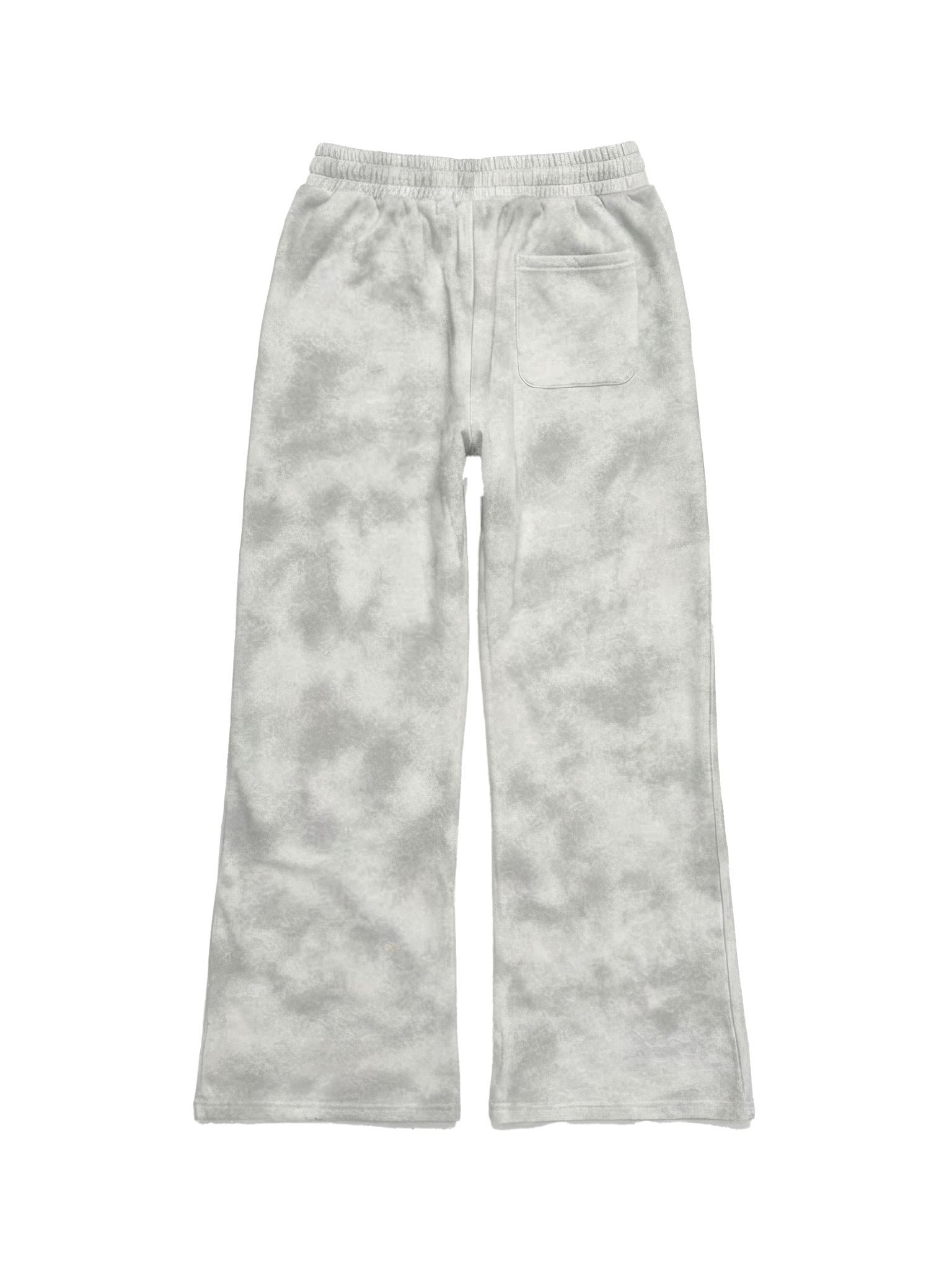R-OH / WHITE WASHED FLARE PANTS