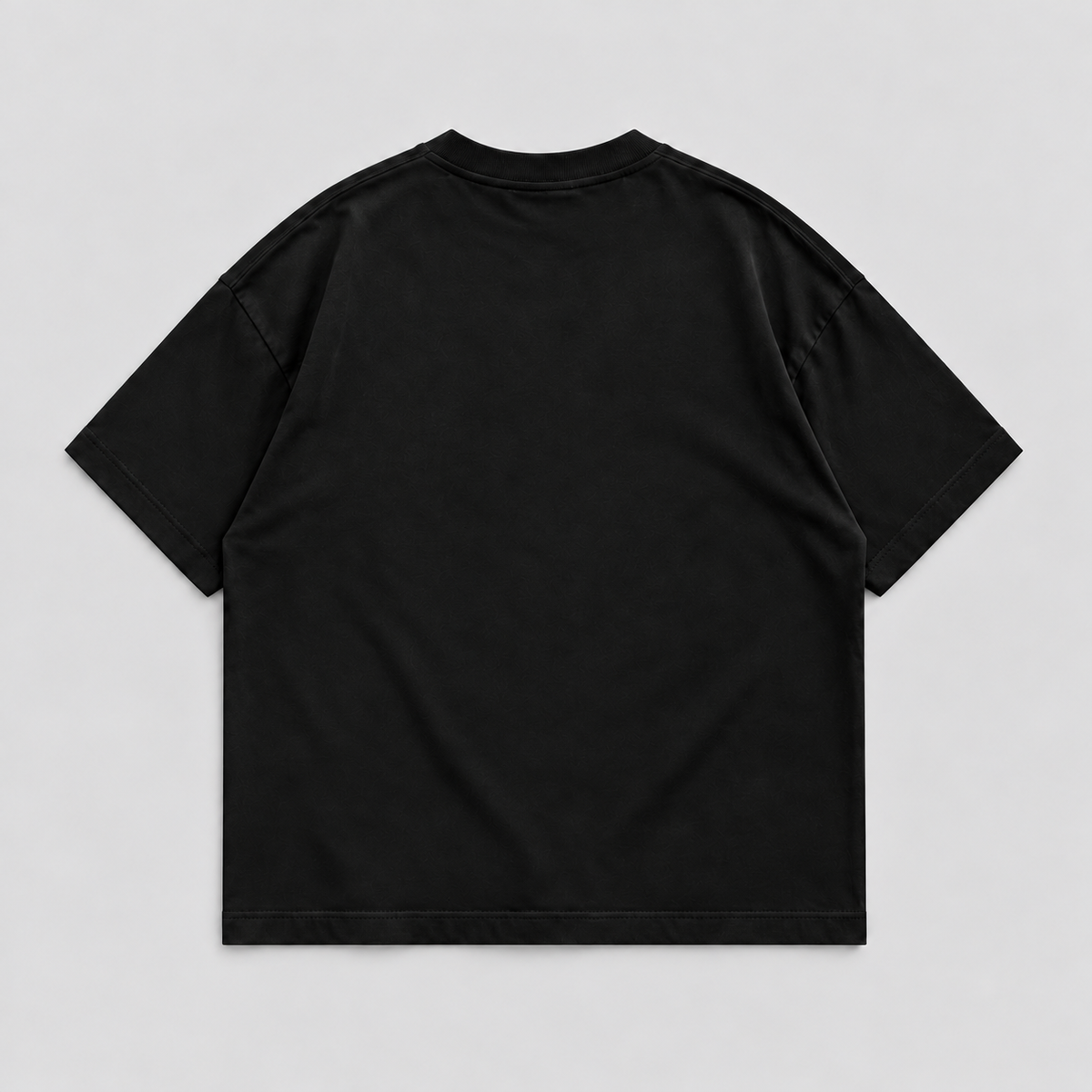 RMNS MONOGRAM FITTED TEE — BLACK