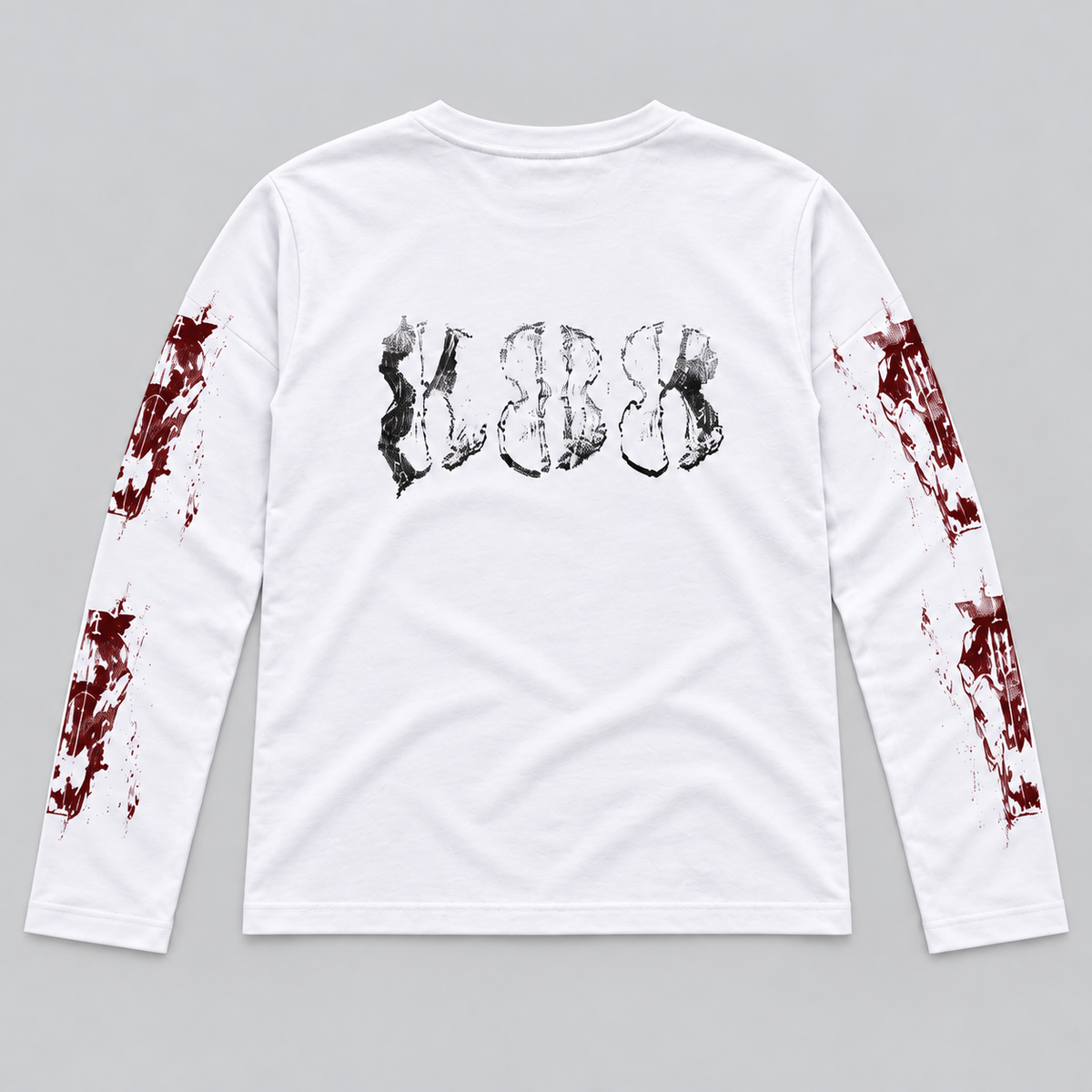 MARK8 FITTED LONG SLEEVE — WHITE